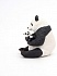 Фигурка Сидящая панда с детенышем  - миниатюра №3